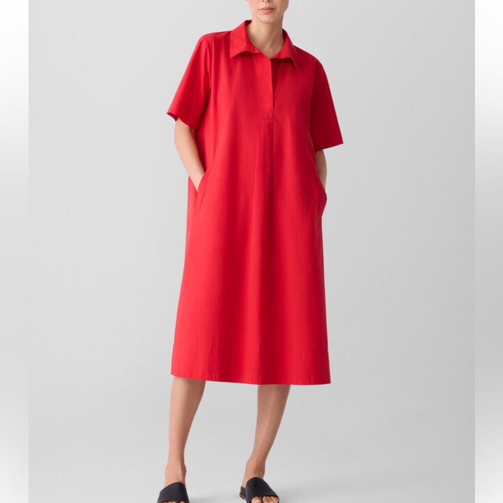 Eileen Fisher Classic Collar Shirtdress NWT